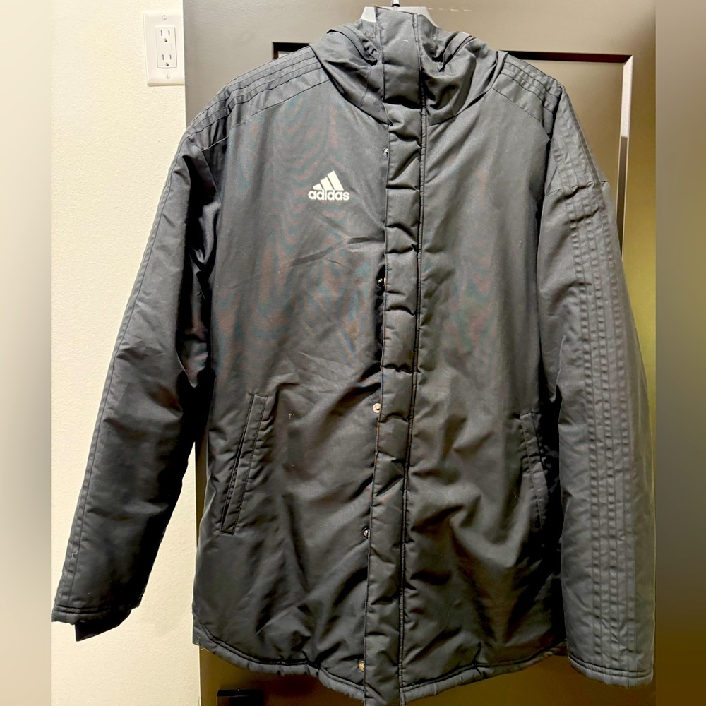 Adidas jacket size large. Worn only a few times.
